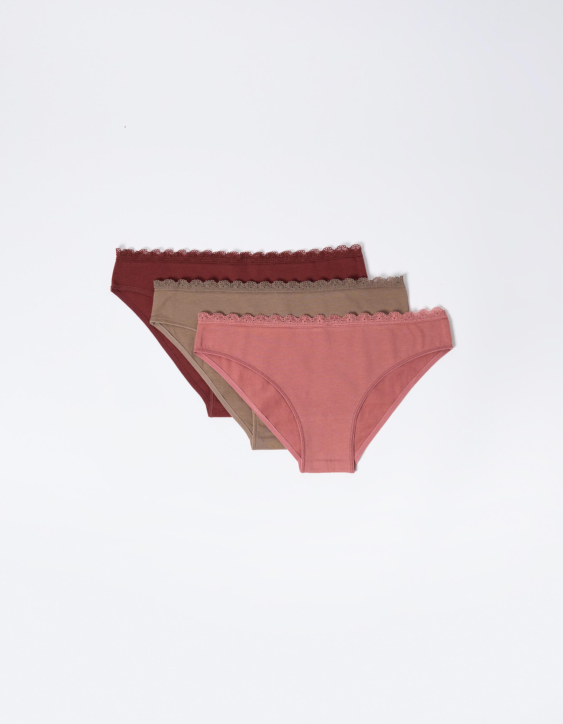 Pack 3 Cuecas, Mulher, Multicolor