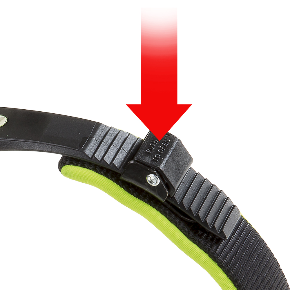 Collier ergonomique pour chiens ergofluo c25/60 avec rembourrage et fermeture à micro-régulation