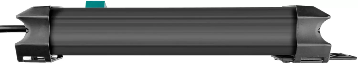 Brennenstuhl 1951540101 4 Voudige stekkerdoos met schakelaar - Zwart / lichtgrijs - 5m