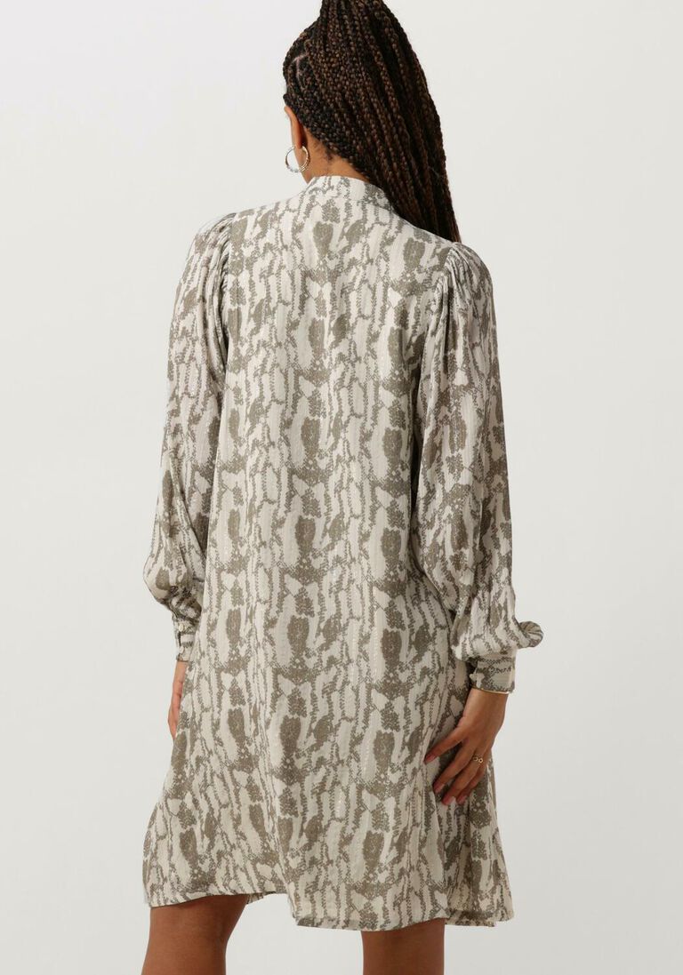 BRUUNS BAZAAR khaki bruuns bazaar mini jurk barbarea philina dress