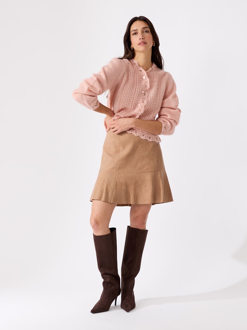 Lucie cardigan Peach Whip