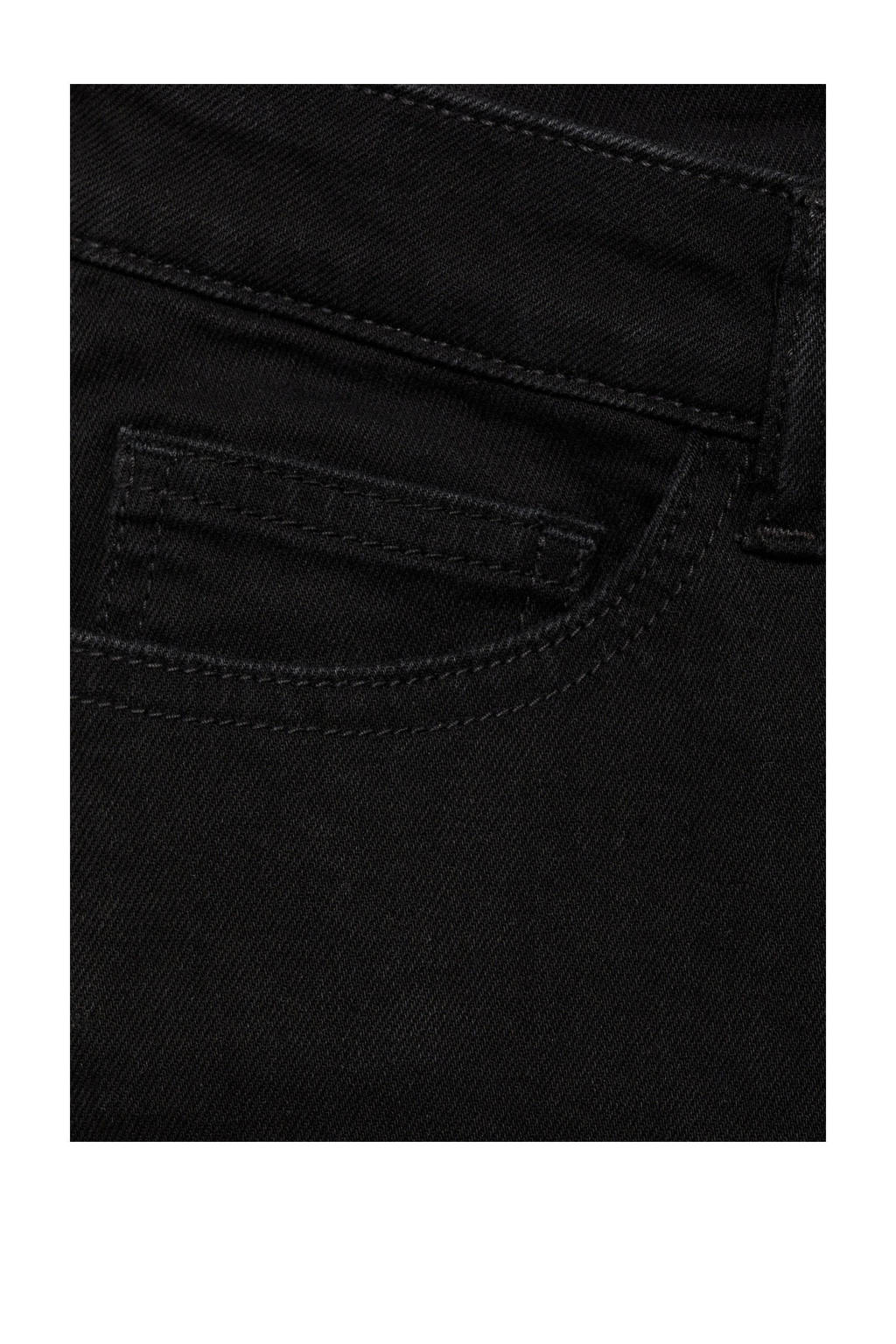MANGO TEEN denim short zwart