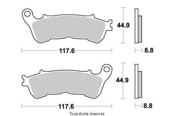 Sifam - Plaquettes de frein S1172N