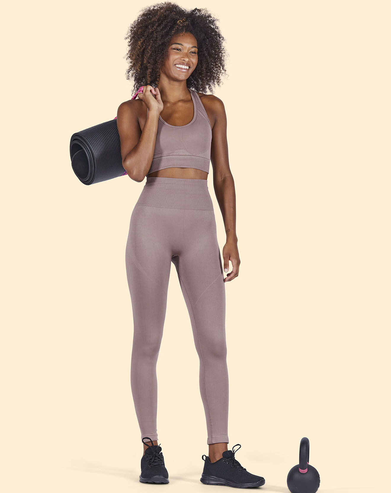 Onamaste Legging de sport bois de rose