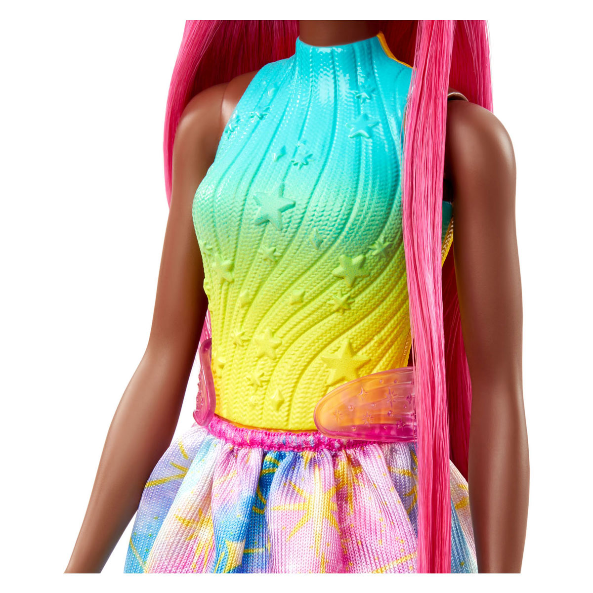 Barbie Modepop Zeemeermin met Lang Haar Roze
