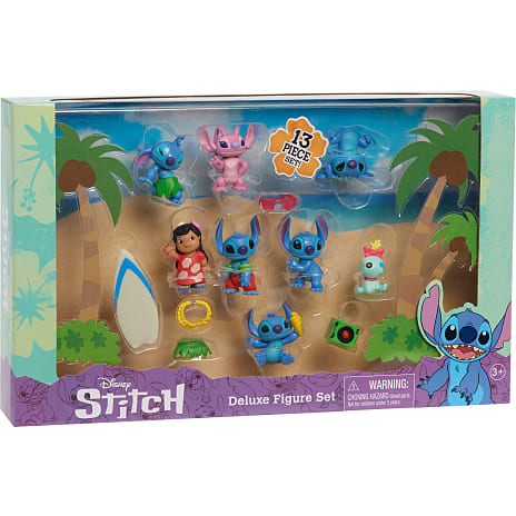 Disney Stitch figursæt med Lilo og Stitch