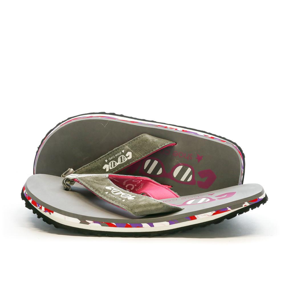 Cool Shoe Tongs Grise/Rose Femme Cool Shoe Eve Slight
