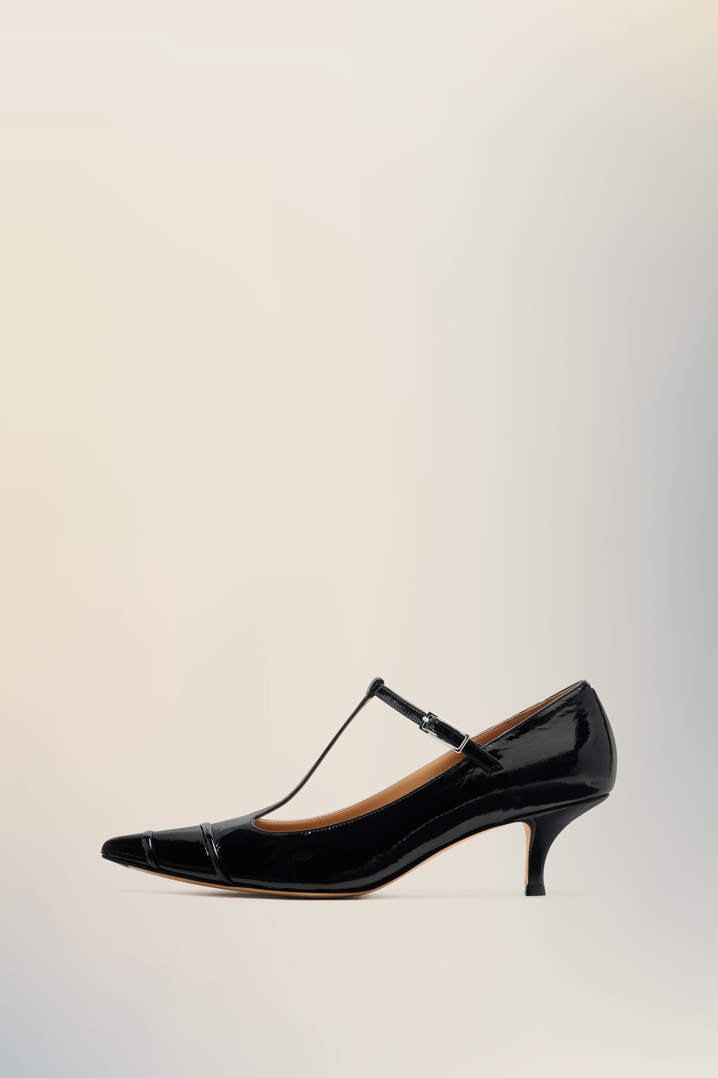 Salomés Kinkies noirs en cuir pour femme