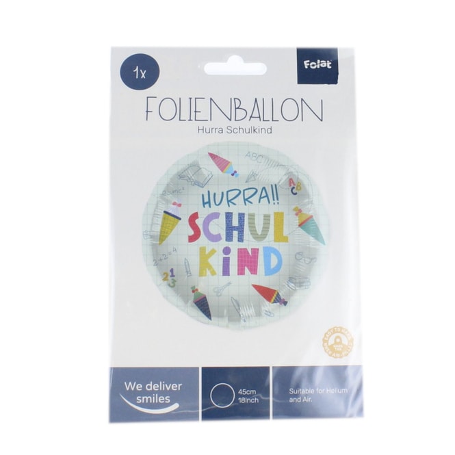 Folienballon - Schulanfang - Ø ca. 45 cm