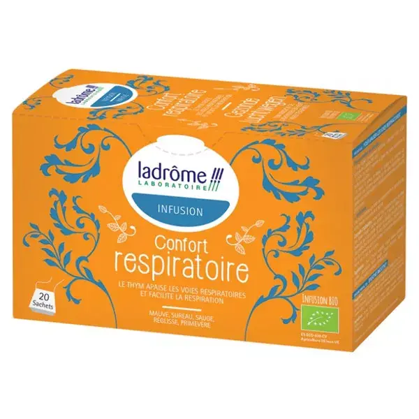 Ladrôme Infusion Voies Respiratoires Bio 20 sachets
