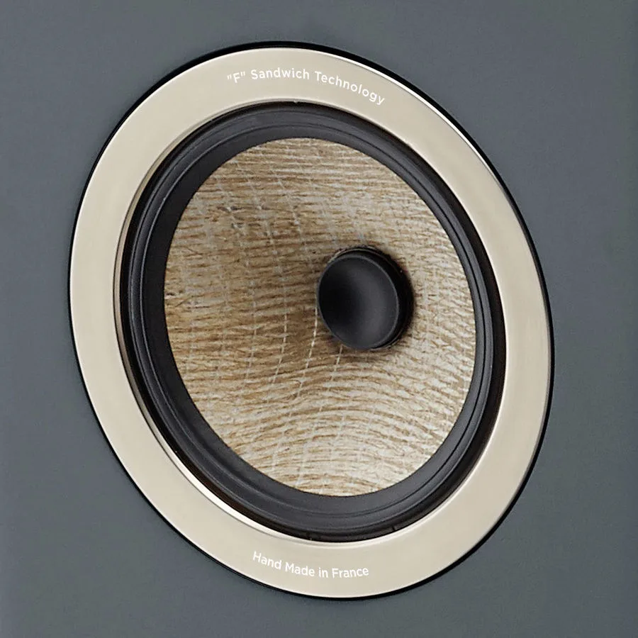 Focal Kanta N°3 Noyer / Gris foncé mat (la paire) Enceintes colonne
