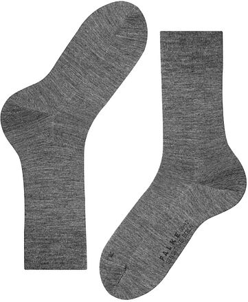 Falke Sok Sensitive Berlin Wol Blend Antraciet 14448-3070 kopen