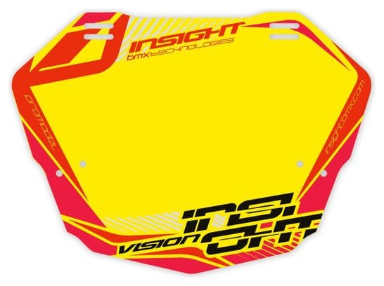 Plaque Insight Vision 2 Pro Jaune/Rouge