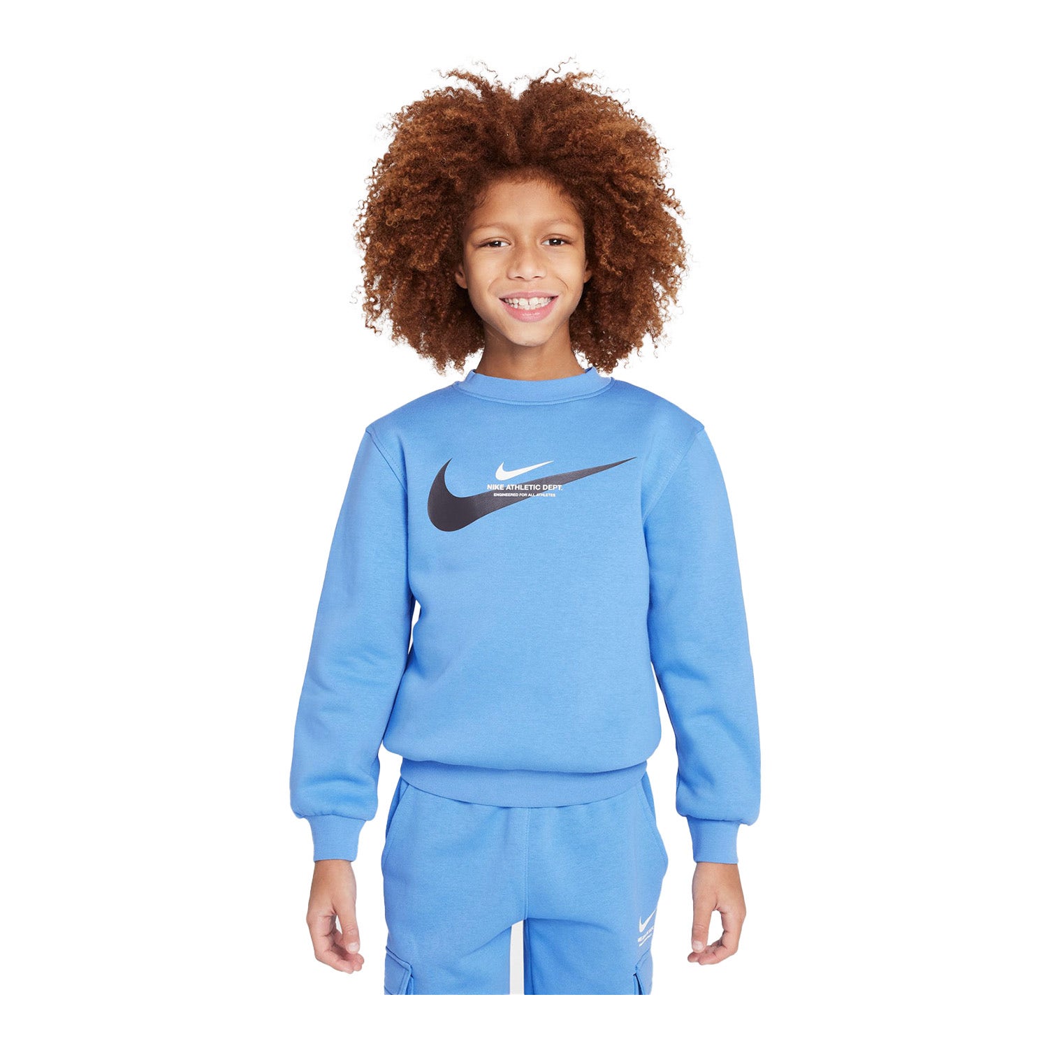 Nike  Big Kids Fleece Crew-Neck Sweatshirt