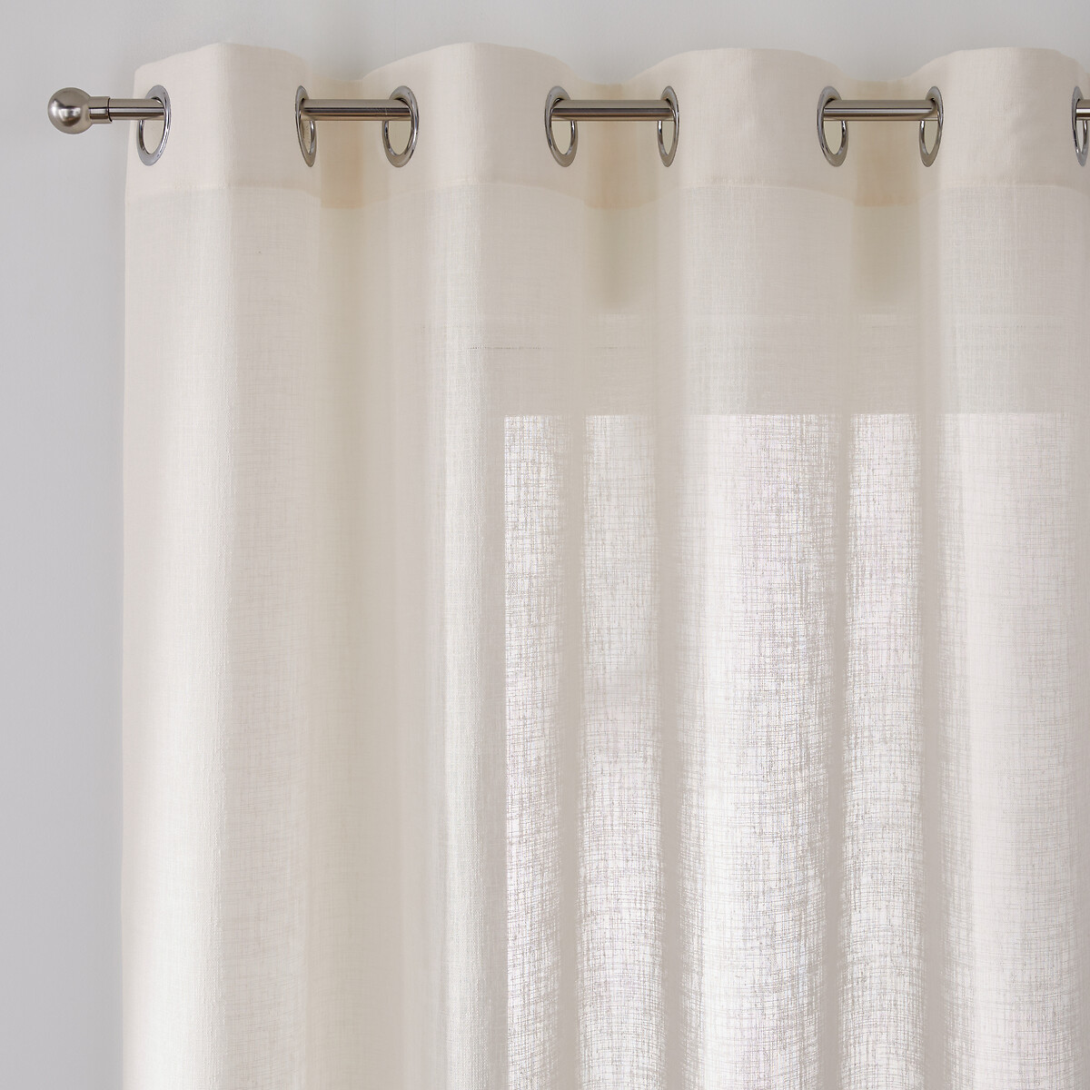 LA REDOUTE INTERIEURS<br>Cortina de vidro com ilhós, Nyong