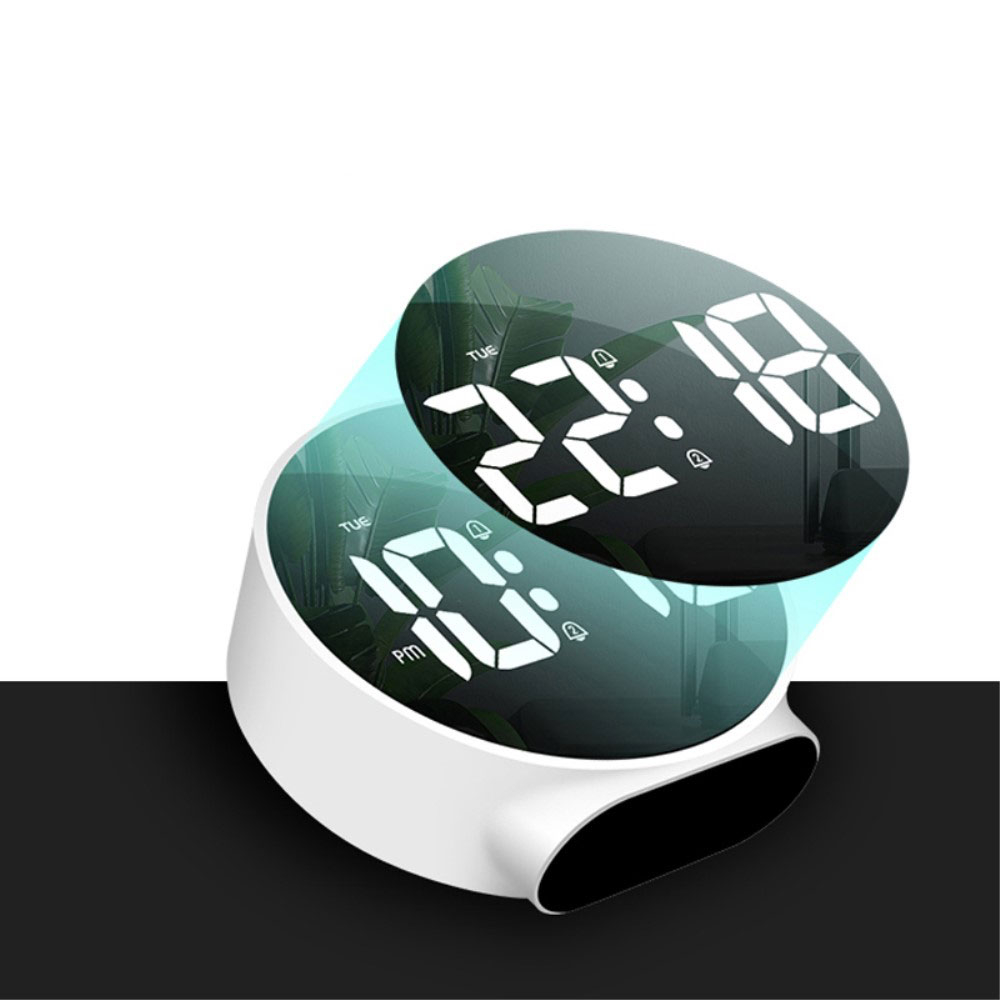 Digitaler LED Wecker mit Extra Grossem Display   Snooze Funktion Dimmbar - Schwarz