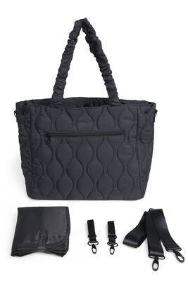 Petite Chérie Chloé Quilted Stelleveske, Black