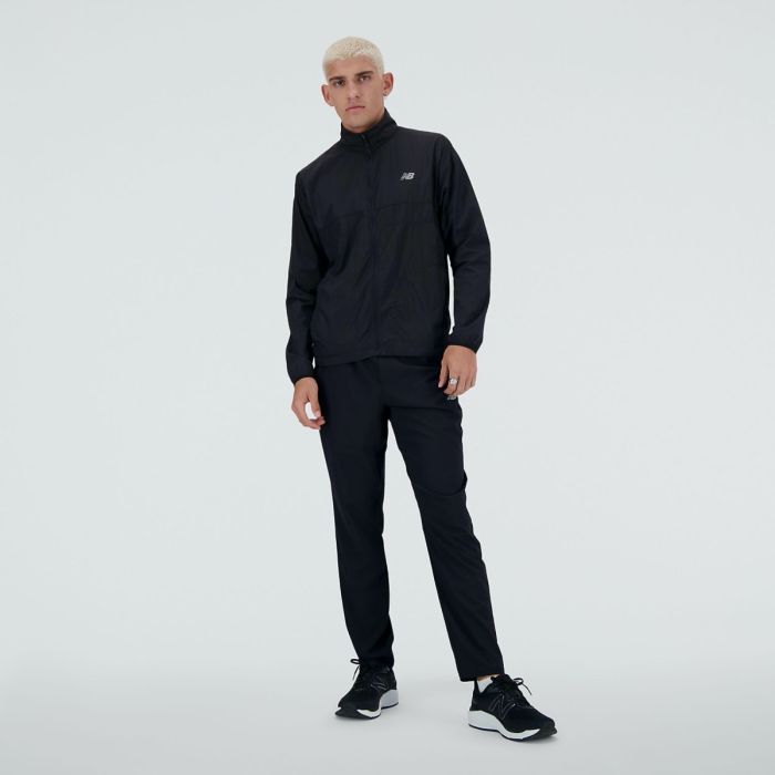 New Balance Herre Jakker Athletics Packable Run Jacket Sort