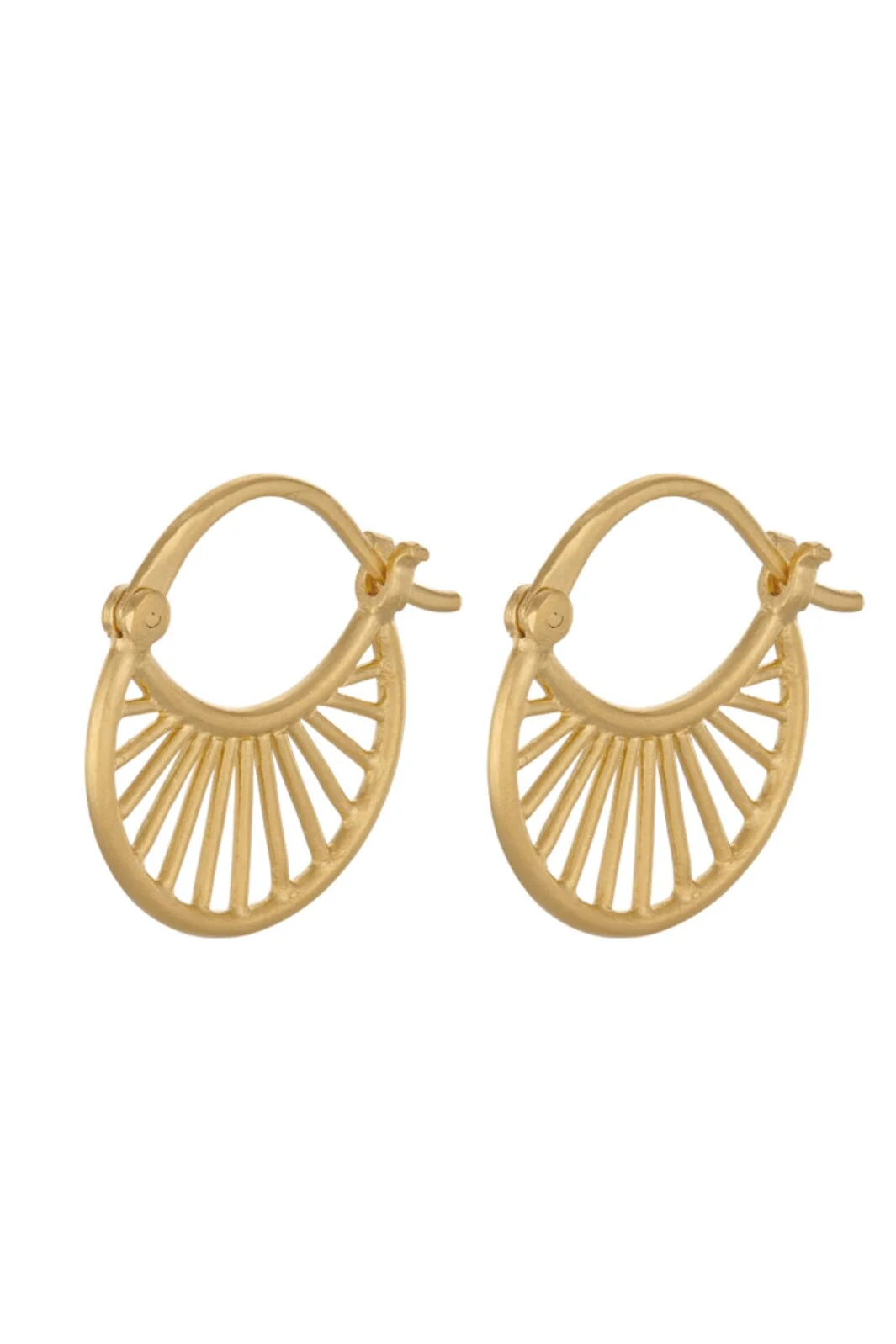 Pernille Corydon Jewellery Small Daylight Øreringe gold plated