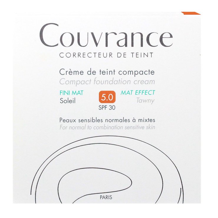 Crème teint compacte fini mat 5.0 soleil 10g