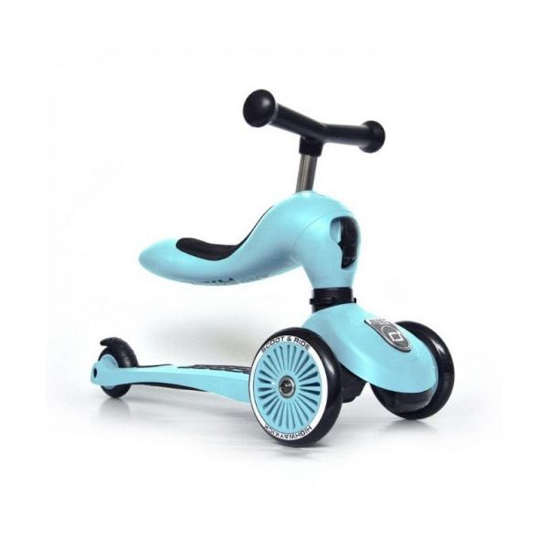 Scoot and Ride Trotinete 2 em 1 Highwaykick One Blueberry