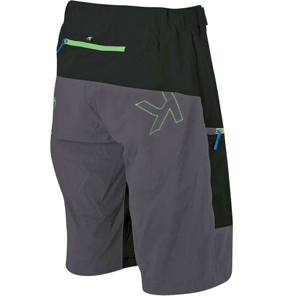 Short VTT KARPOS RAPID BAGGY SHORT BLACK/DARK GREY/GREEN FLUO