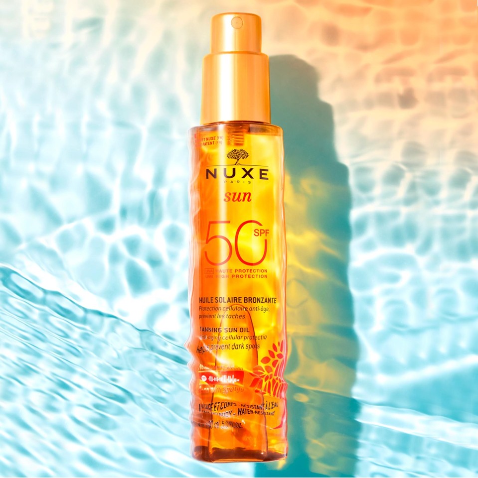 Nuxe Sun - Tanning Oil Face & Body SPF 50 150 ml - Solcreme