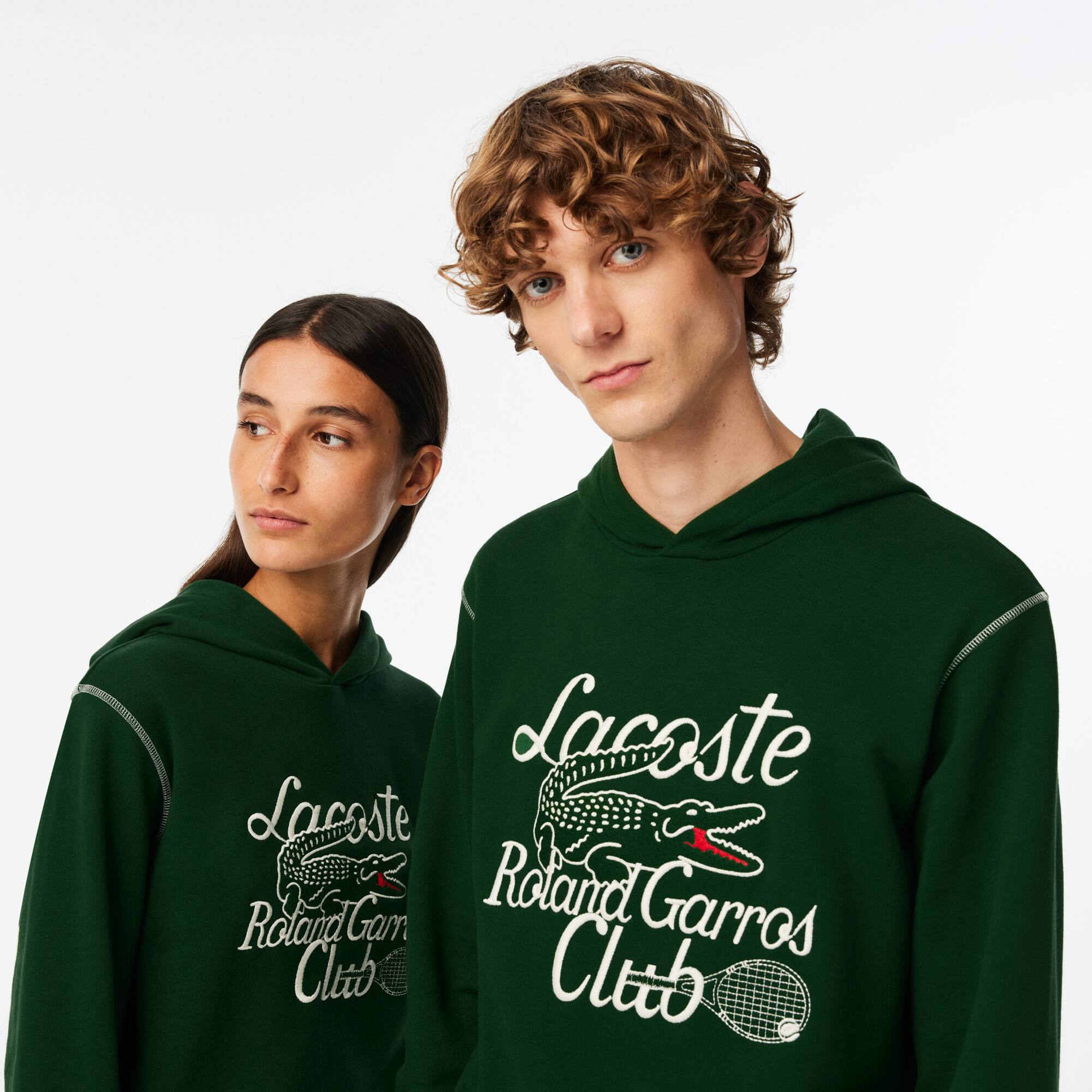 Unisex Hoodie LACOSTE SPORT French Open Edi Sweatshirts - Grün - Lacoste - Unisex