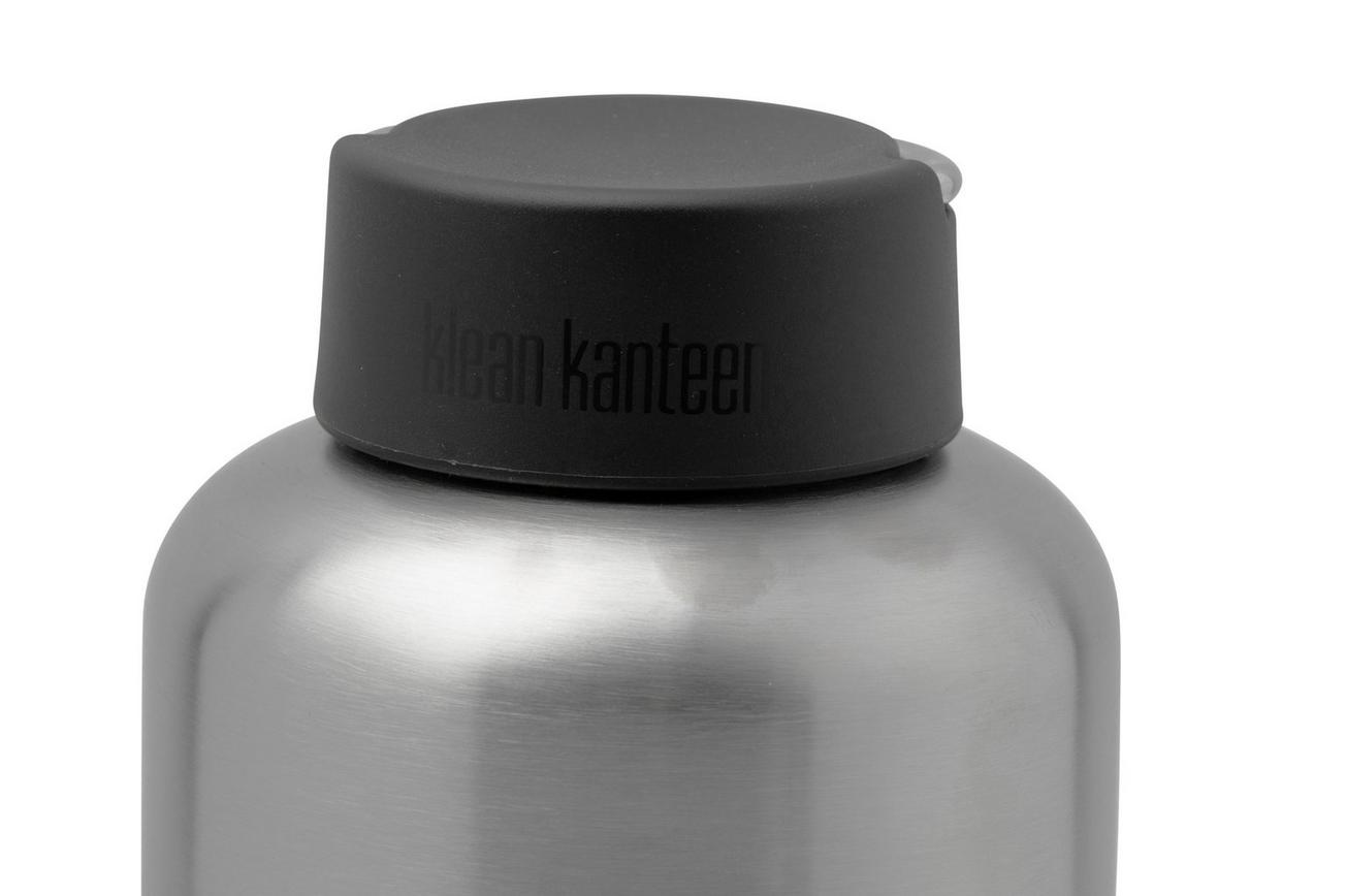 Klean Kanteen Wide 1009501 Loop Cap Brushed Stainless drinkfles, 1900 ml