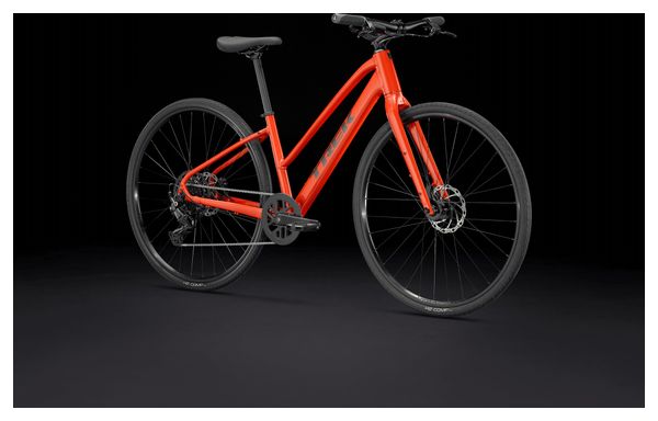 Vélo Fitness Trek FX 2 Mid-step Shimano Cues 9V 700 mm Rouge Gén. 4