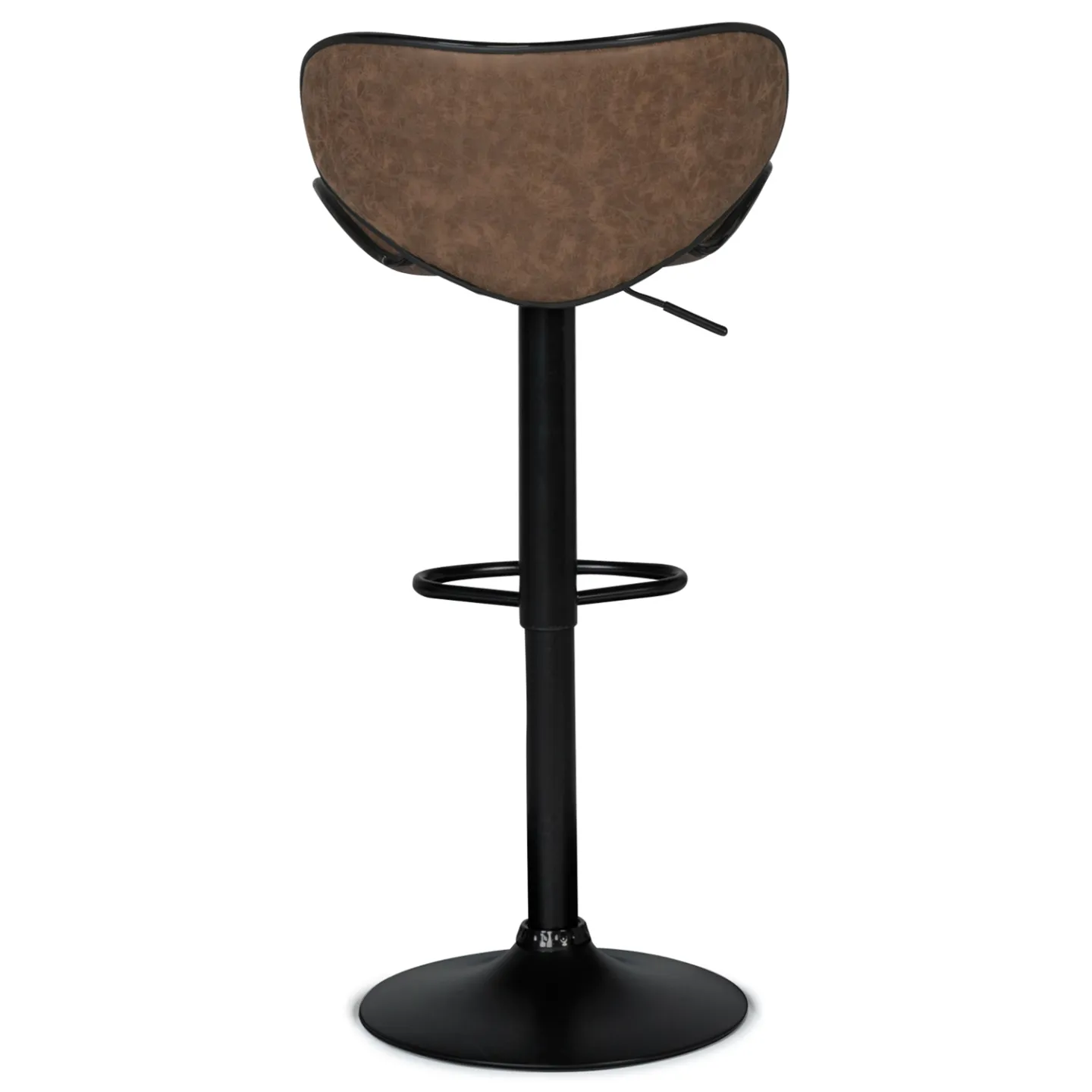 Lot de 2 tabourets de bar SAM marron vintage