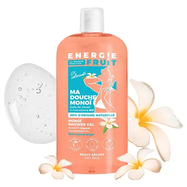 Energie Fruit My Shower Care para Pele Seca Gel de Óleo de Monoi e Macadâmia 500ml