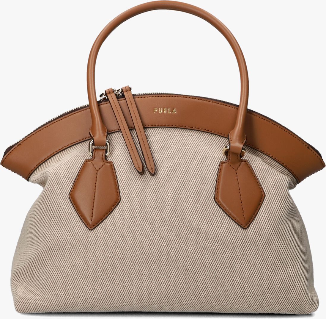bruine furla handtas erica m tote
