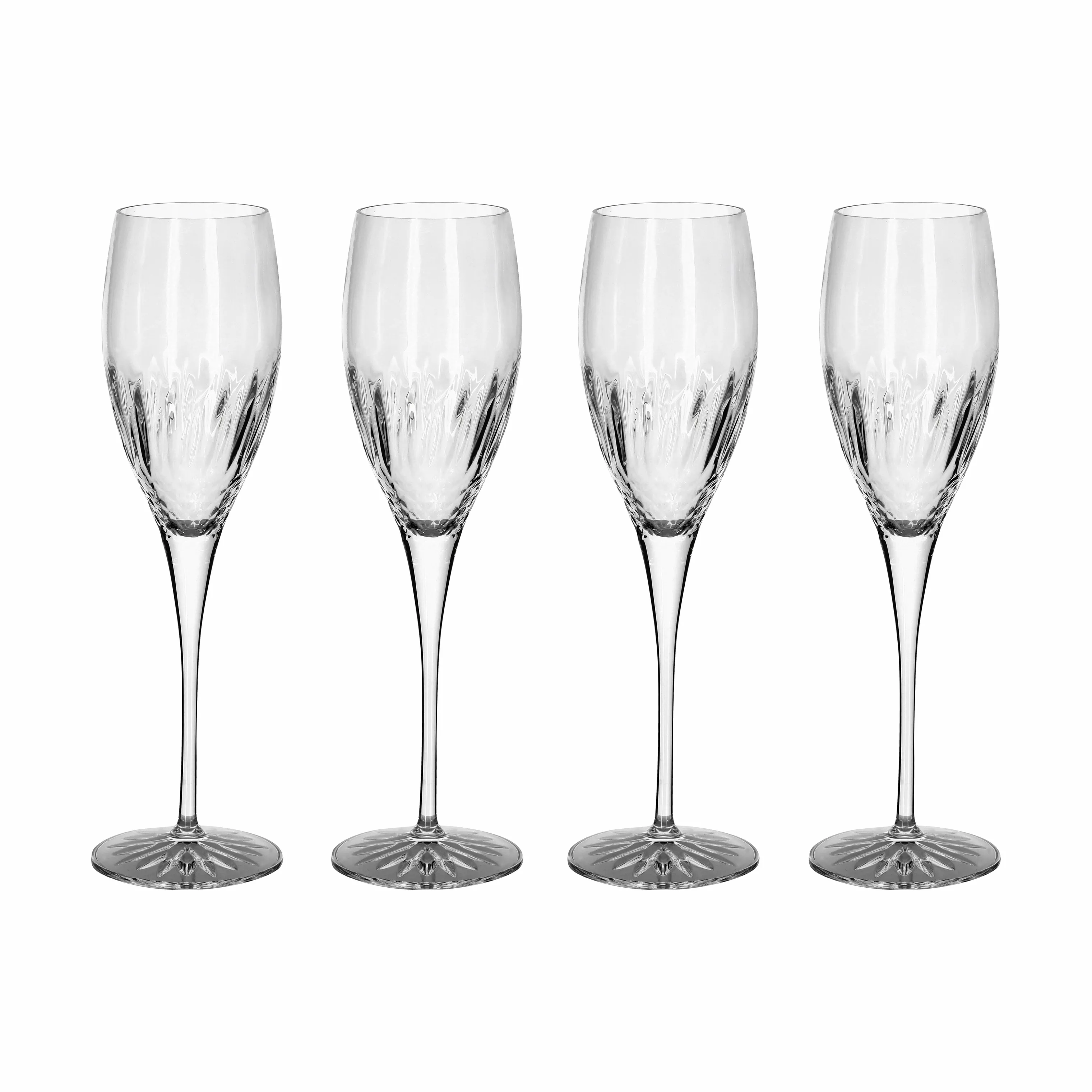 Luigi Bormioli Diamante Champagneglas - 4 stk.