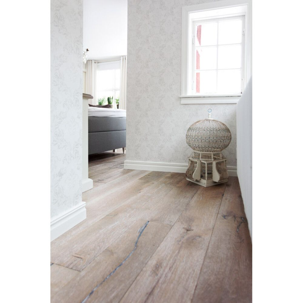 PARKETTGULV NQD OAK SNOWSTORM 1-STAV 5G 14X190X1900MM