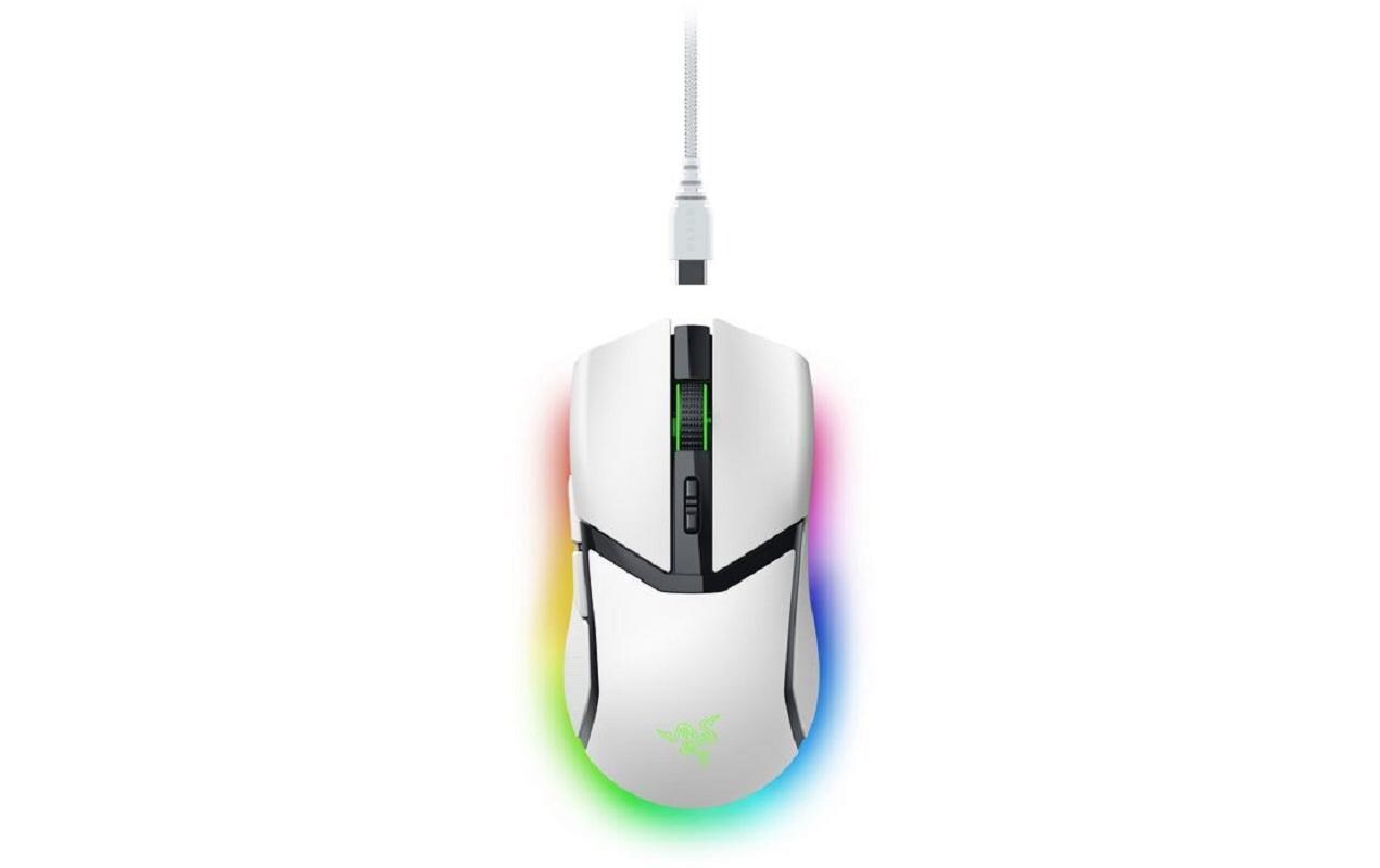 Gaming-Maus Cobra Pro Weiss<br>Kabellose Gaming-Maus mit RGB-Beleuchtung