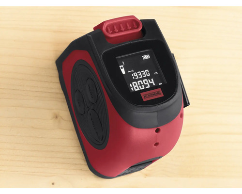 JC Schwarz 5m rolmaat met 40m laser-afstandsmeter inclusief accessoires