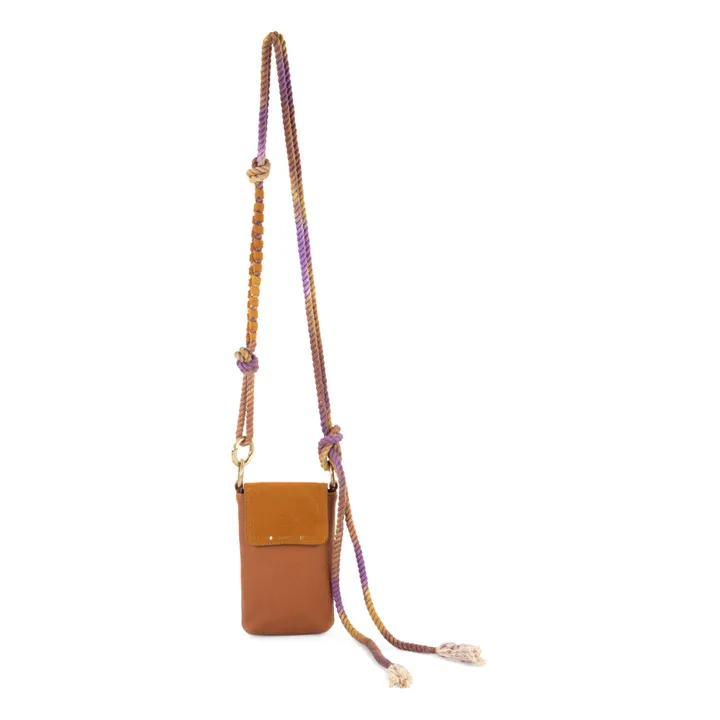 Sessùn Porte Téléphone Evalio Cuir | Camel