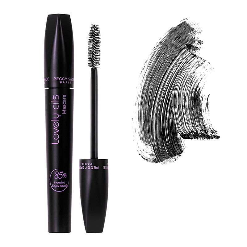 Mascara illusion faux cils Lovely cils noir, à l'huile de ricin