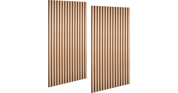 Wandpaneele Lines 2er-Set MDF Eiche Artisan