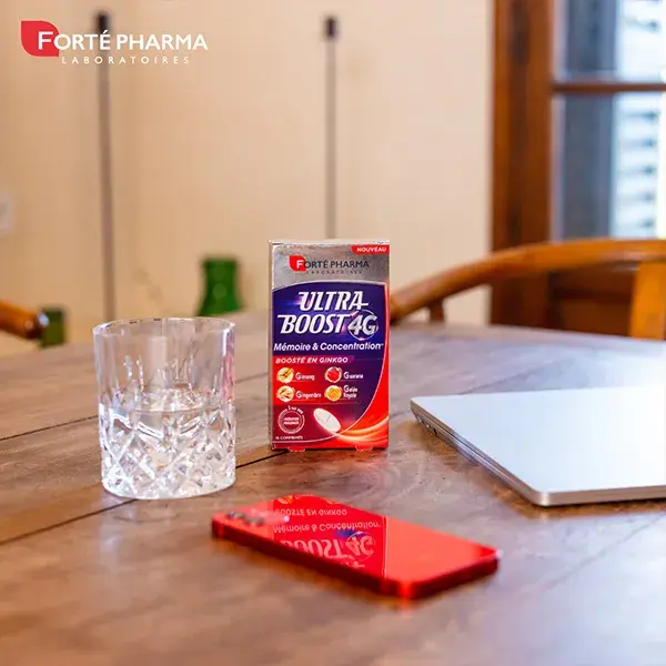 Forté Pharma Ultra Boost 4G Memória Concentração Ginkgo 15 comprimidos