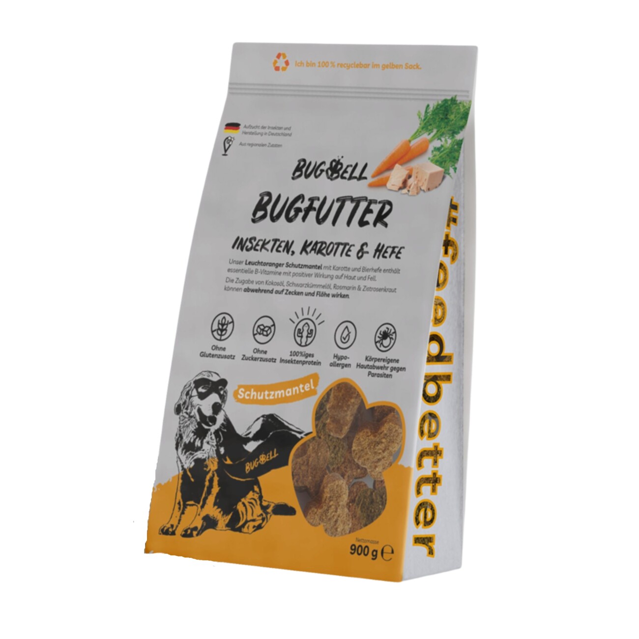 BugBell GmbH BugBell Adult Karotte & Hefe 900 g
