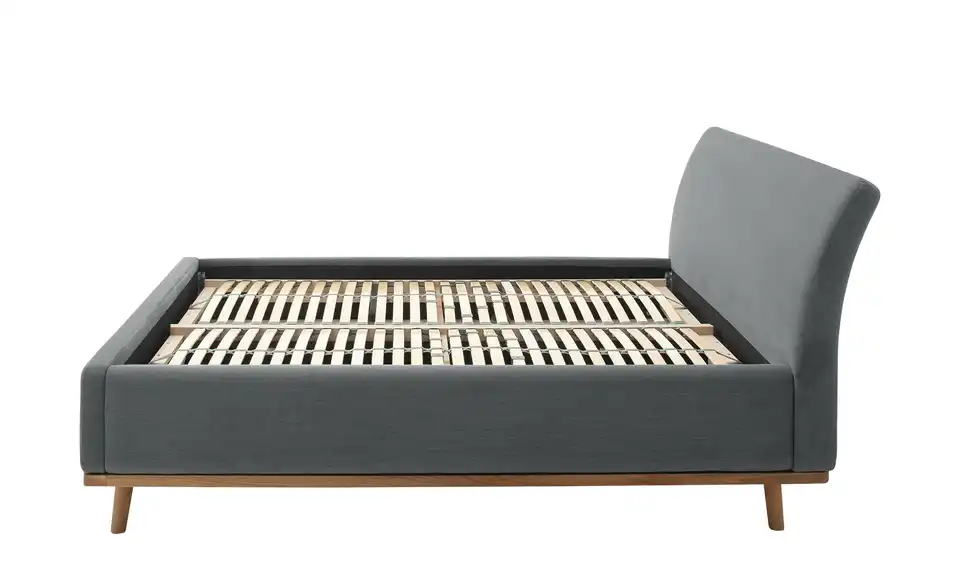 Polsterbettgestell Merla Anthrazit 160 cm