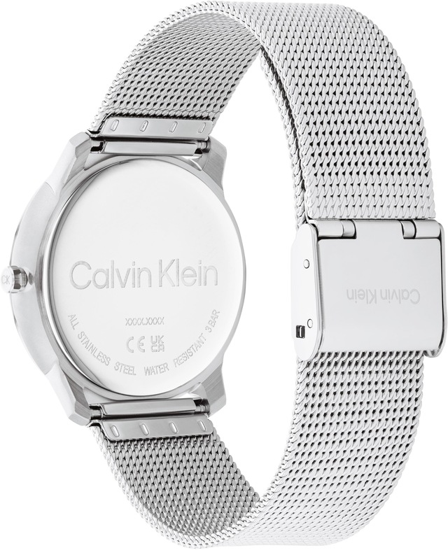 Calvin Klein Quarzuhr »CK ICONIC 35 mm« Armbanduhr, Damenuhr, Mineralglas, Edelstahlarmband