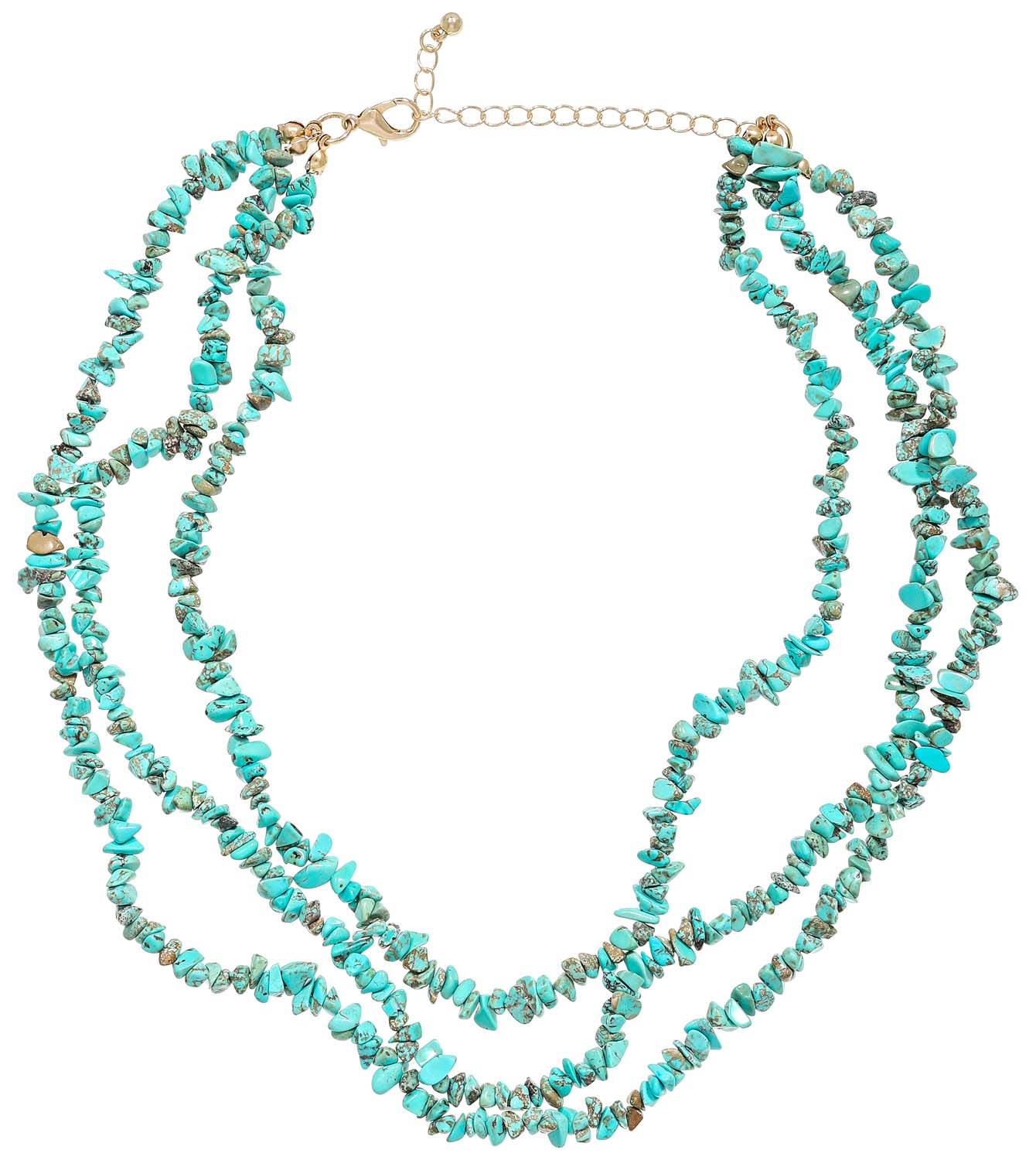 Layering Kette - Edgy Turquoise