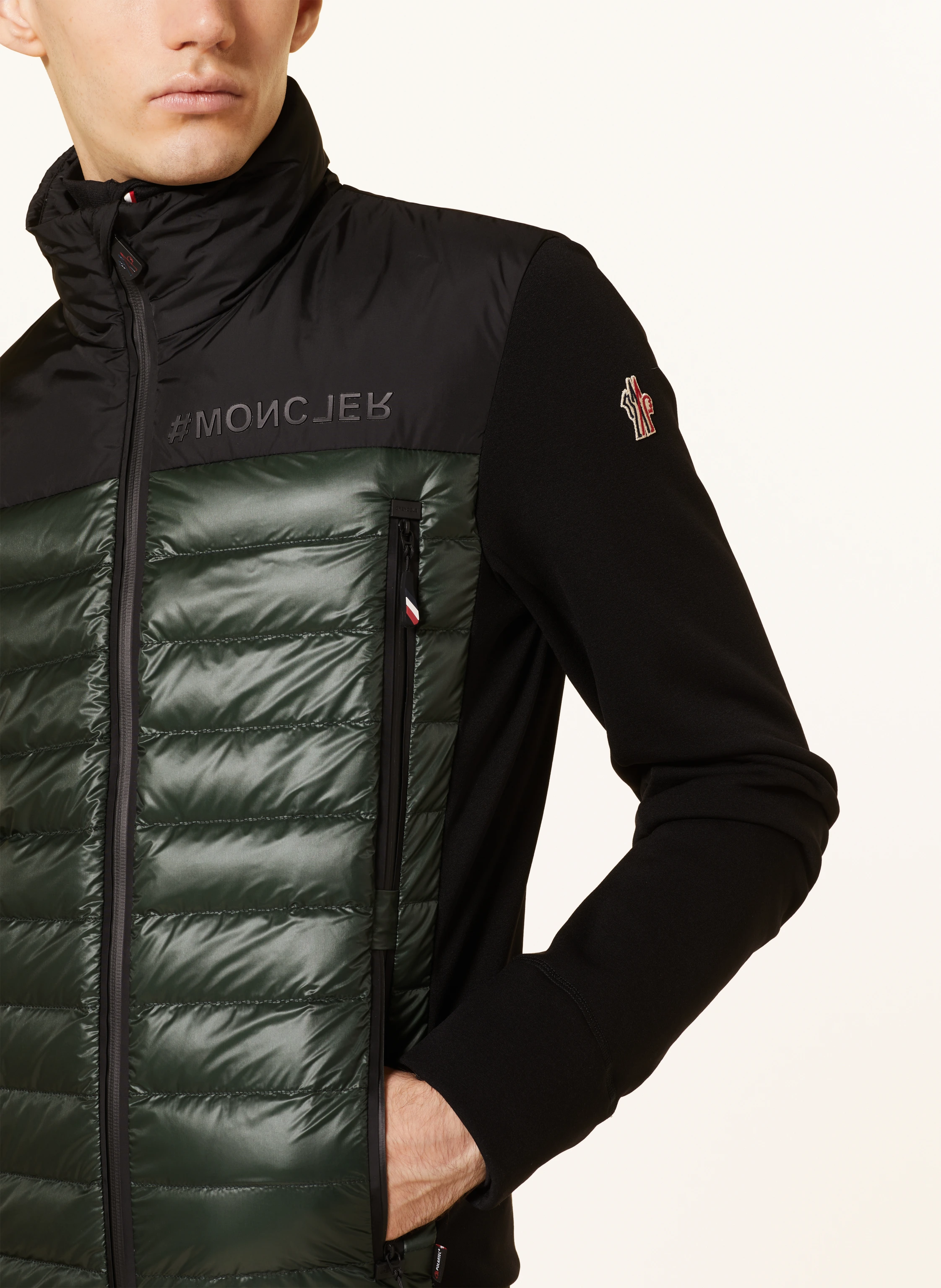 MONCLER GRENOBLE Hybrid-Sweatjacke