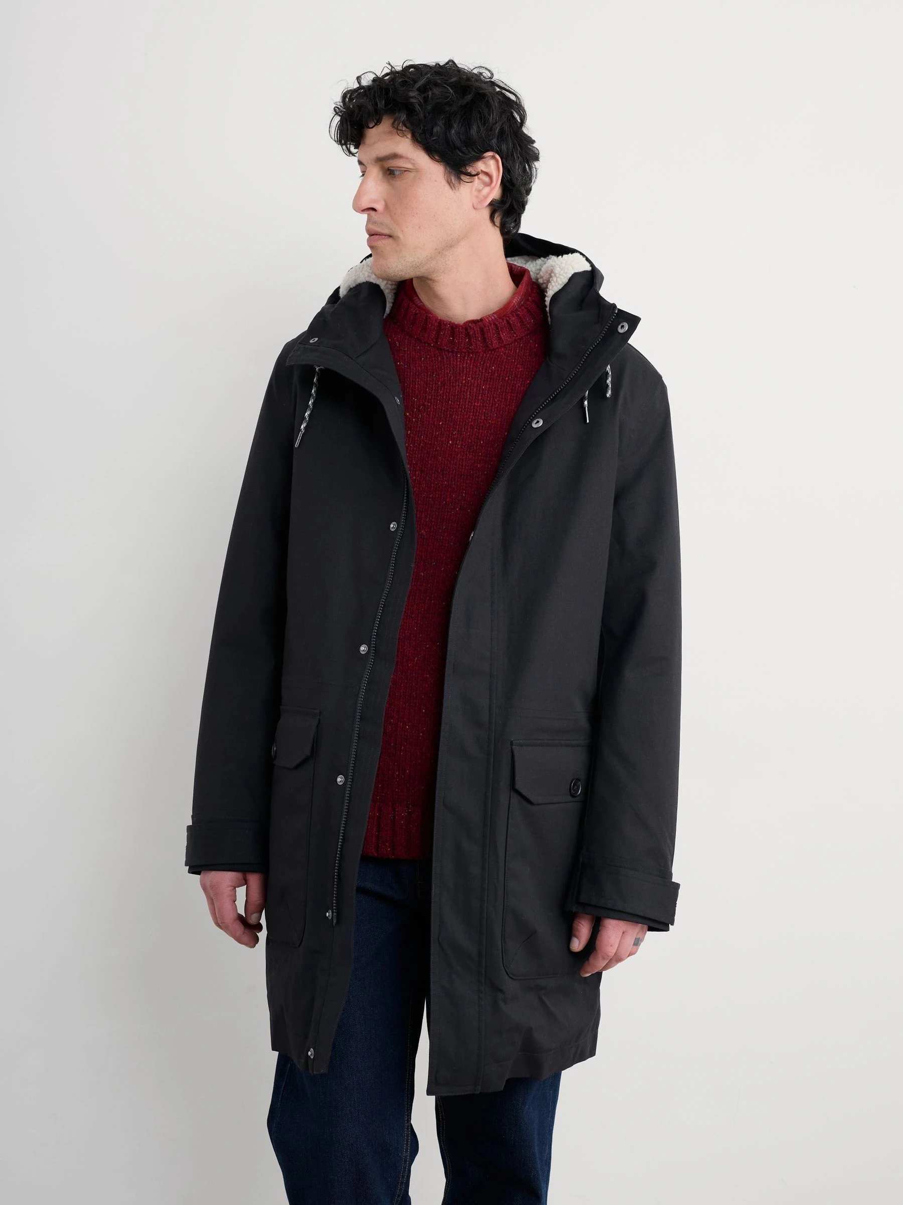 Seasalt Cornwall Men's Tidesman Waterproof Coat