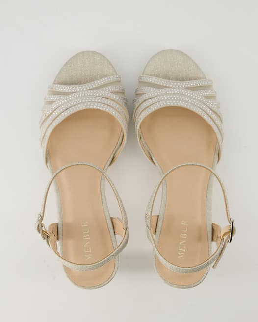 Menbur 23872 Sandalen in Silber