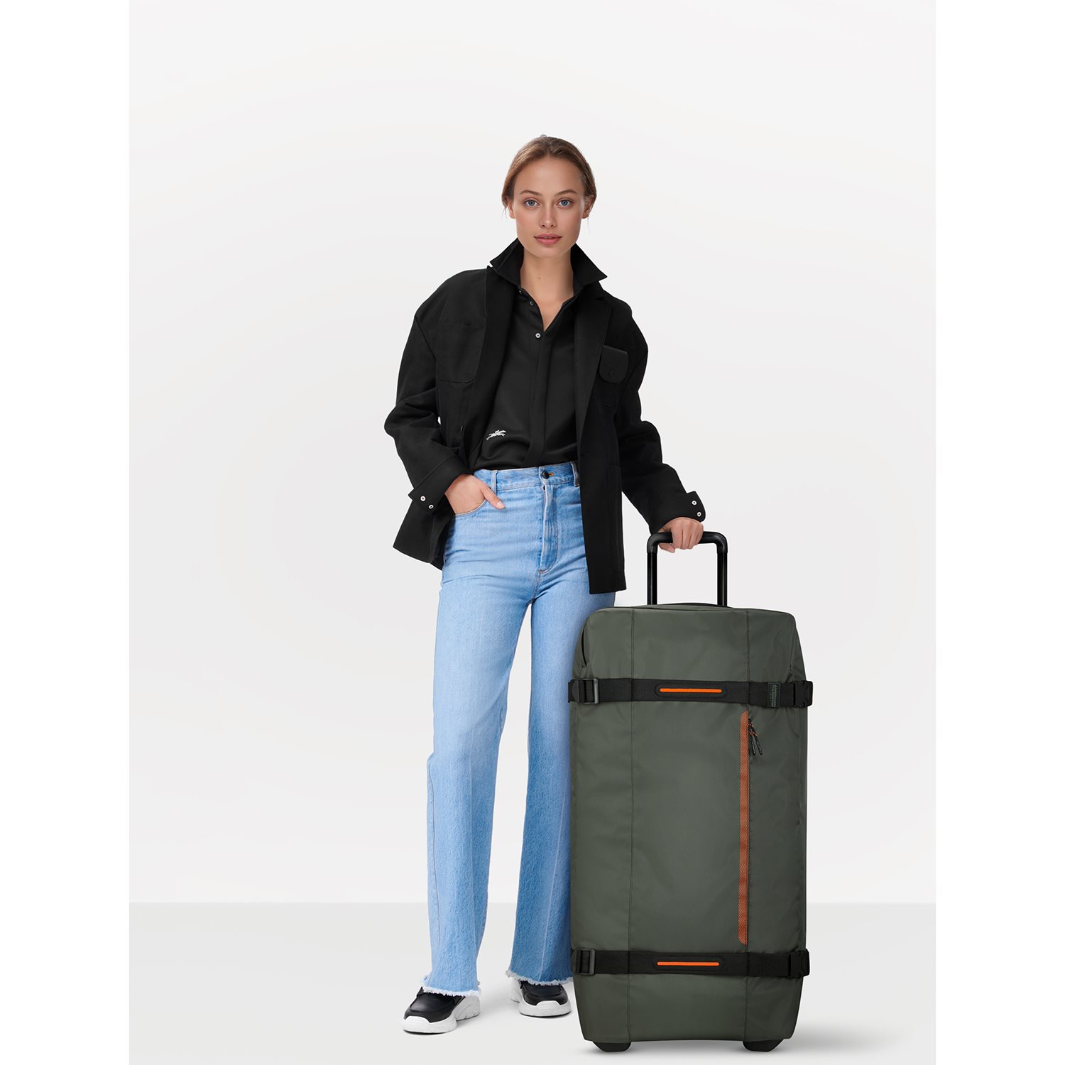American Tourister Urban Track Duffle/Wheels L dark khaki