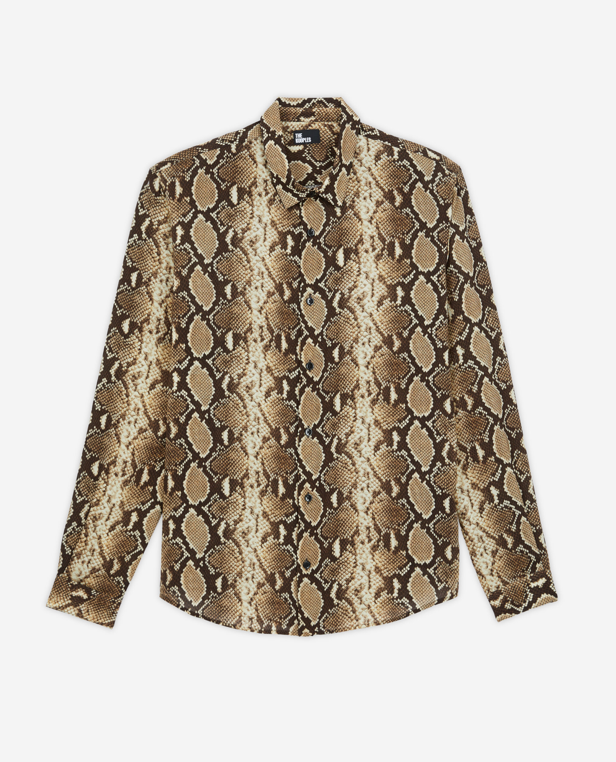 Chemise casual python